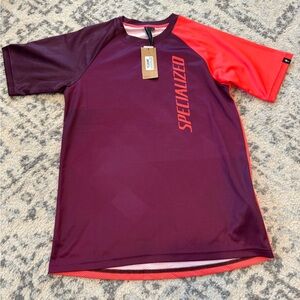 Specialized Pink and Purple Cycling Jersey